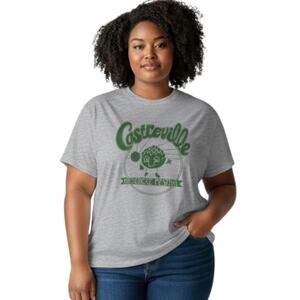 Retro Castroville Artichoke Festival T-shirt Gray Logo Tee Shirt size XL